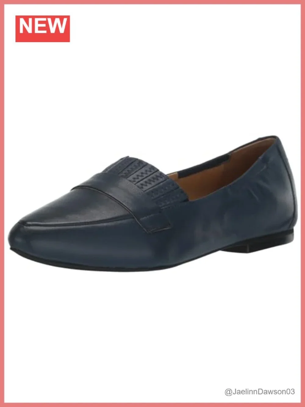 Women's Leather Slip-On Loafers Mary Jane